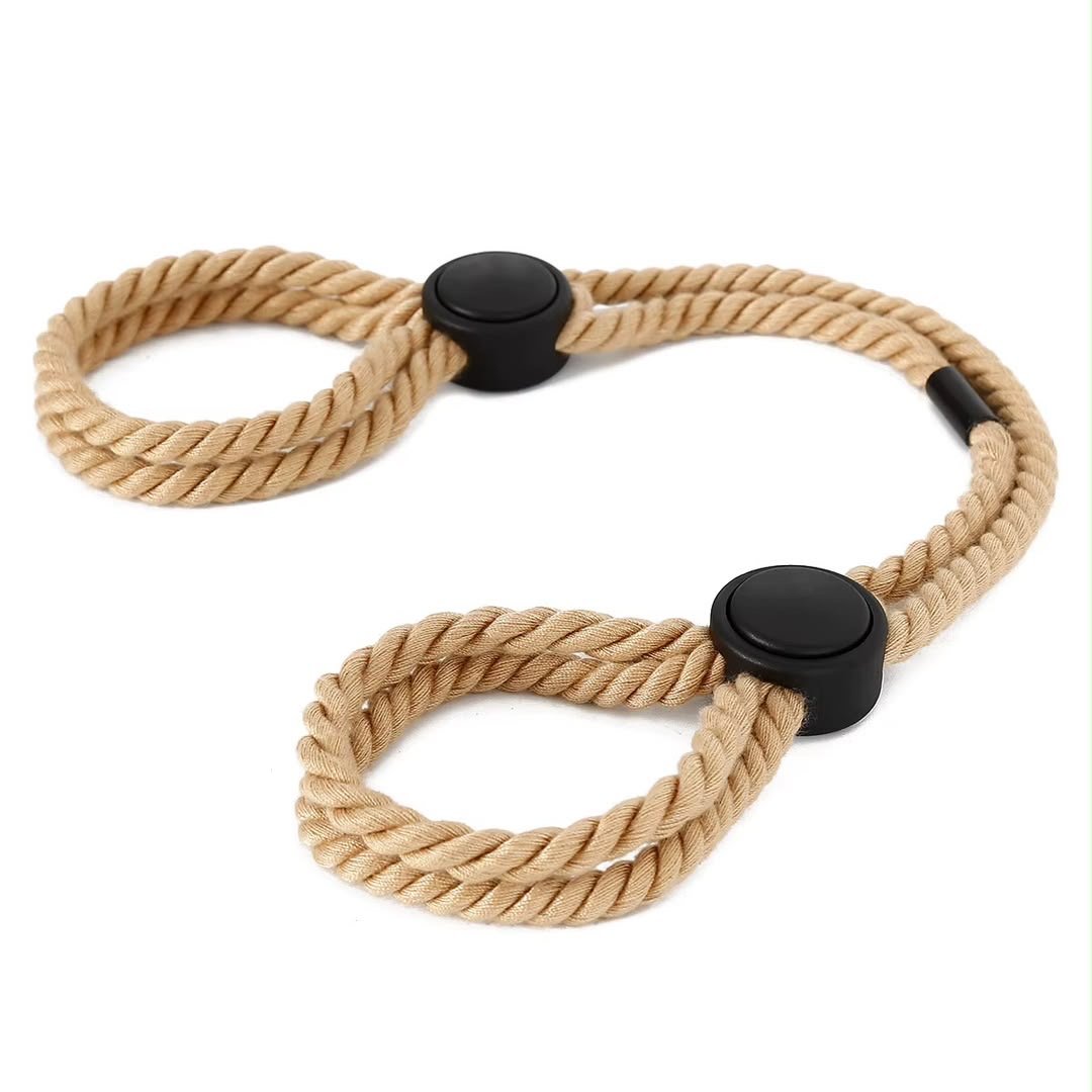 Adjustable Soft Rope Restraint Cuffs - Image 3
