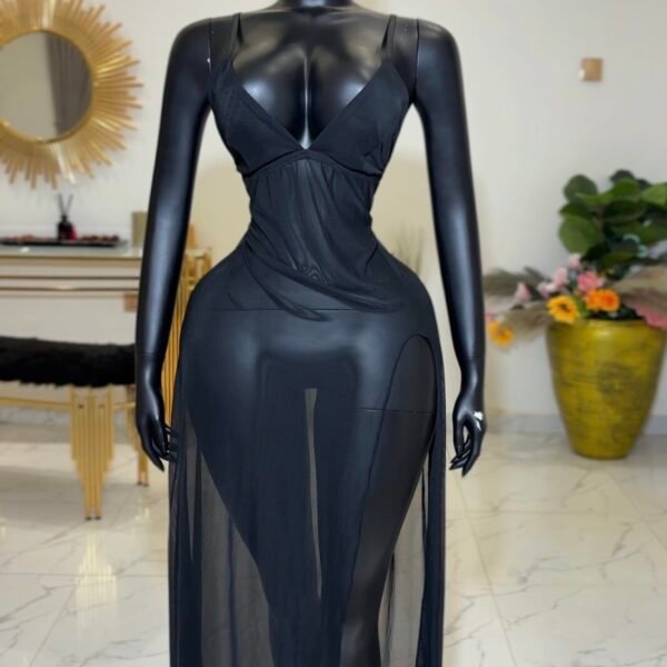 Midnight Allure Mesh Slip