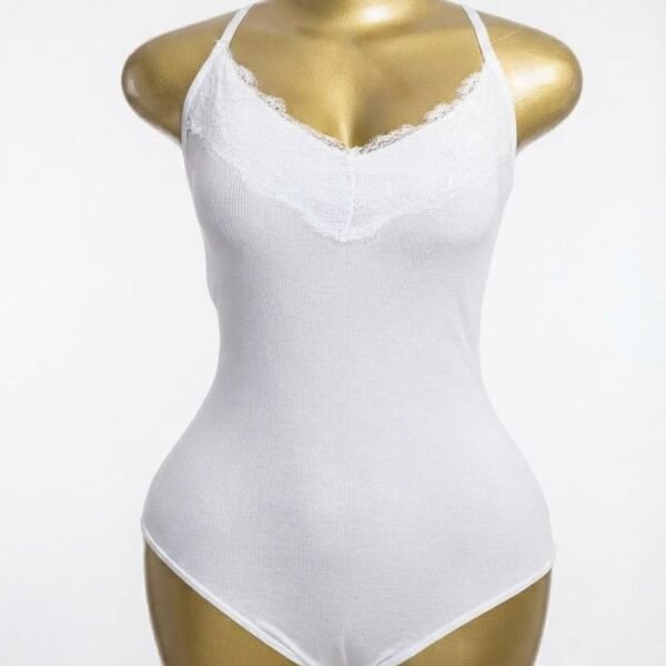 White Dahlia bodysuit