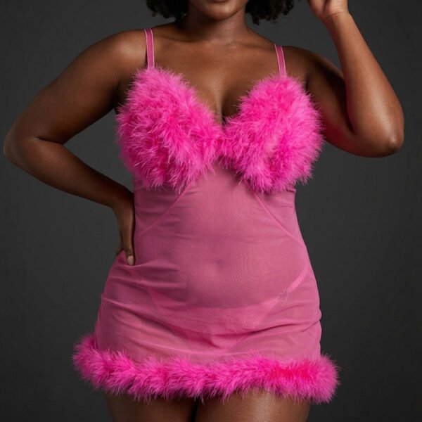 Fluffy fur Babydoll
